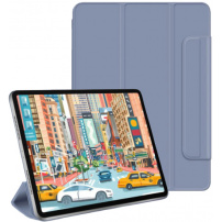 Husă magnetică cu închidere cu magnet pentru iPad Air 11" (2024-2026) - gri albăstrui