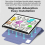 Husă magnetică cu închidere cu magnet pentru iPad Air 11" (2024-2026) - albastră