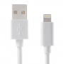 Cablu lightning OPSO, de sincronizare şi de încărcare, certificat MFI, pentru Apple iPhone / iPad / iPod - alb - 3m