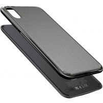 Carcasă magnetică ROCK, cu powerbank wireless 5000mAh, pentru iPhone XS Max - negru