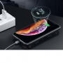 Carcasă magnetică ROCK, cu powerbank wireless 5000mAh, pentru iPhone XS Max - negru