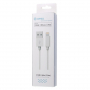 Cablu lightning OPSO, de sincronizare şi de încărcare, certificat MFI, pentru Apple iPhone / iPad / iPod - alb - 3m