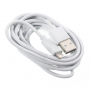 Cablu lightning OPSO, de sincronizare şi de încărcare, certificat MFI, pentru Apple iPhone / iPad / iPod - alb - 2m