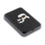 Karl Lagerfeld Powerbank K&CH Heads în relief MagSafe cu port USB-C - 5.000 mAh - negru