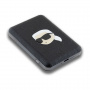 Karl Lagerfeld Power bank în relief Karl Head MagSafe cu port USB-C - 5.000 mAh - negru