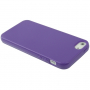 Carcasă netedă din cauciuc, pentru iPhone 5 / 5S /SE (2016) – violetă