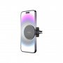FIXED MagRound MagSafe Suport 15W pentru grila de ventilație pentru iPhone - negru