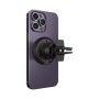 FIXED MagRound MagSafe Suport 15W pentru grila de ventilație pentru iPhone - negru