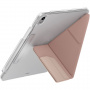 UNIQ Husă Camden Click cu suport origami și spațiu pentru Apple Creion pentru iPad Air 11" (2024-2026) - roz