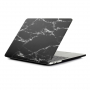 Husă mată pentru MacBook Air 13" (A1932 / A2179 / A2337) - marmură neagră