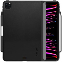 Spigen Husă Thin Fit Pro cu decupaj pentru tastatură pentru iPad Pro 12,9" (2018-2022) - negru