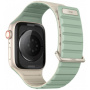 UNIQ Curea cu două fețe Revix Evo pentru ceas Apple 42mm / 41mm / 40mm / 38mm - bej mentă