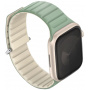 UNIQ Curea cu două fețe Revix Evo pentru ceas Apple 42mm / 41mm / 40mm / 38mm - bej mentă