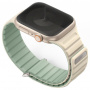 UNIQ Curea cu două fețe Revix Evo pentru ceas Apple 42mm / 41mm / 40mm / 38mm - bej mentă