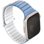 UNIQ Curea cu două fețe Revix Evo pentru ceas Apple 42mm / 41mm / 40mm / 38mm - albastru și alb
