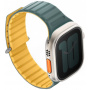 UNIQ Curea reversibilă Revix Evo pentru ceas Apple Ultra 49mm / 46mm / 45mm / 44mm / 42mm - Galben Kerosen