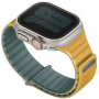 UNIQ Curea reversibilă Revix Evo pentru ceas Apple Ultra 49mm / 46mm / 45mm / 44mm / 42mm - Galben Kerosen