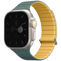 UNIQ Curea reversibilă Revix Evo pentru ceas Apple Ultra 49mm / 46mm / 45mm / 44mm / 42mm - Galben Kerosen