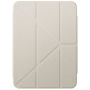UNIQ Husă Camden Click cu suport origami și spațiu pentru Apple Creion pentru iPad Air 11" (2024-2026) - bej