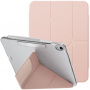 UNIQ Husă Camden Click cu suport origami și spațiu pentru Apple Creion pentru iPad Air 11" (2024-2026) - roz