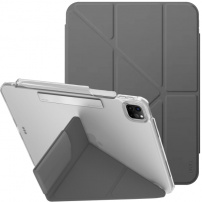 UNIQ Husă Camden Click cu suport origami și spațiu pentru Apple Creion pentru iPad Pro 11" (2024/2025) - gri