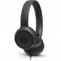 Căști JBL TUNE 500 cu conector jack 3,5 mm pentru Dispozitive Apple - negru