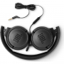 Căști JBL TUNE 500 cu conector jack 3,5 mm pentru Dispozitive Apple - negru