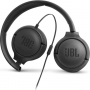 Căști JBL TUNE 500 cu conector jack 3,5 mm pentru Dispozitive Apple - negru