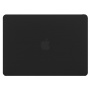 Husă transparent mată pentru MacBook Air 15" (A2941 / A3114) - negru