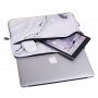 Servietă din neopren, pentru iPad până la 13" / MacBook până la 14" - marmură albă