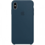 Carcasă originală Apple, din silicon, pentru iPhone XS Max - verde marin