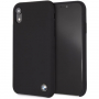 Husă BMW, din silicon, pentru iPhone XR - negru