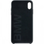 Husă BMW, din silicon, pentru iPhone XS Max - negru