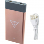 Powerbank Guess, cu încărcare wireless 8000mAh - roz