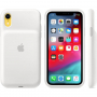 Carcasă spate originală Smart Battery Case, cu baterie, pentru iPhone XR - alb