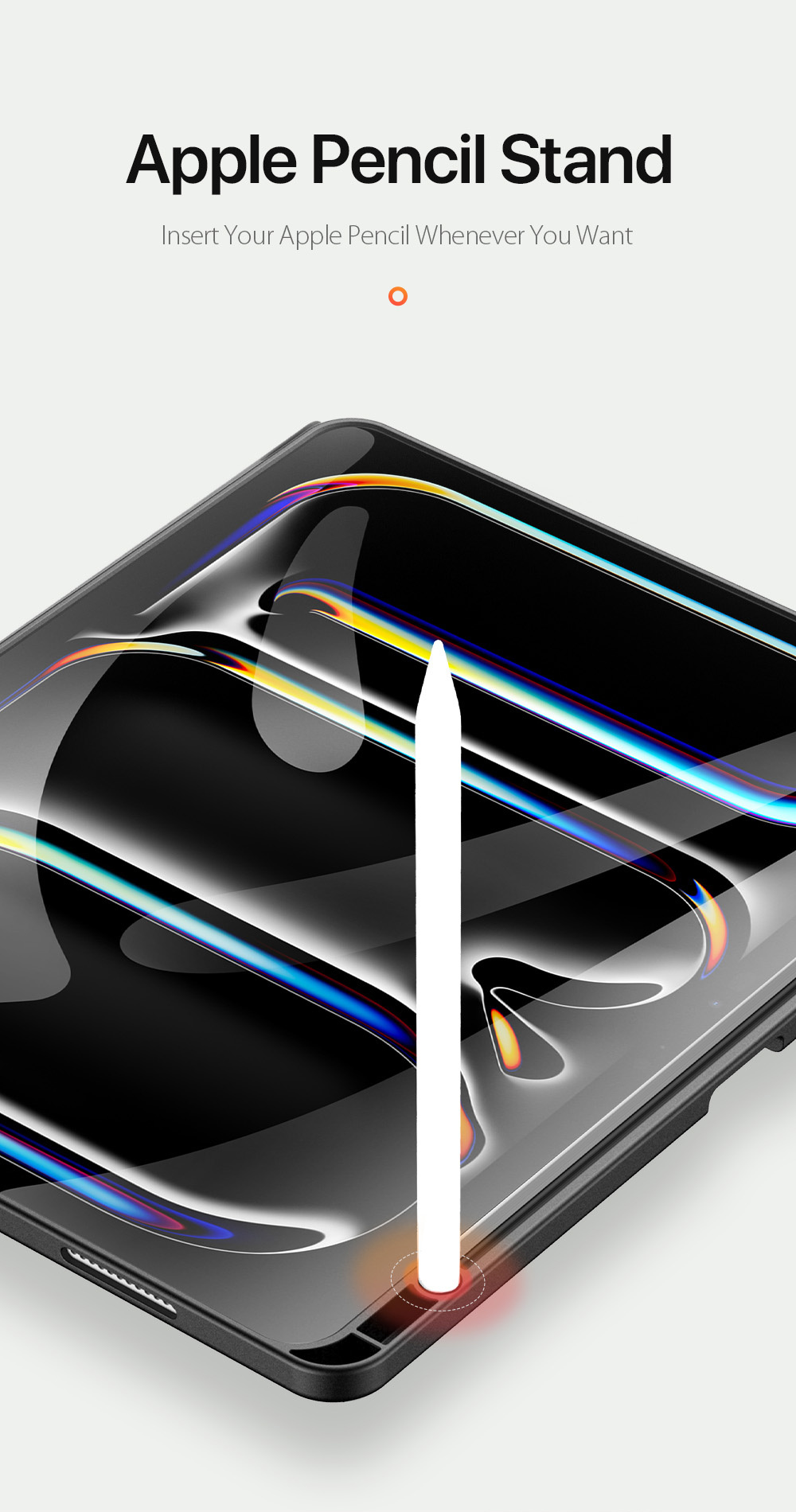 Husă DUX DUCIS Domo cu compartiment pentru Apple Pencil și funcție sleep pentru iPad Pro 13