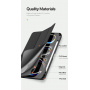 Husă DUX DUCIS Domo cu compartiment pentru Apple Pencil și funcție sleep pentru iPad Pro 11" (2024/2025) - albastru închis