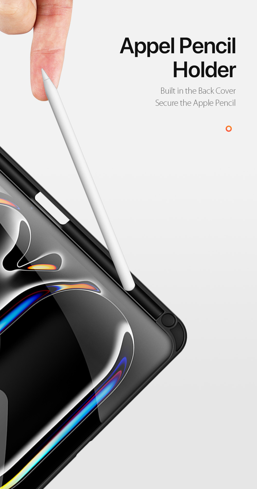Husă DUX DUCIS Domo cu compartiment pentru Apple Pencil și funcție sleep pentru iPad Pro 11