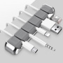 AhaStyle organizator cablu aluminiu - gri