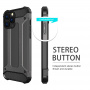 Husa "Armor" super rezistenta pentru iPhone 16 - neagra
