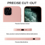 Husa din silicon pentru iPhone 16 Pro Max - violet deschis