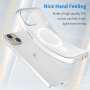 Husă mată translucidă cu MagSafe pentru iPhone 16 Plus - albă