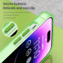 Husă mată translucidă cu MagSafe pentru iPhone 16 Pro Max - verde