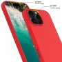 Husa din silicon cu MagSafe pentru iPhone 16 Pro Max - rosie