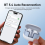 JOYROOM Căști Bluetooth fără fir JR-FN2 - albe