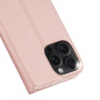 DUX DUCIS Husă flip Skin Pro pentru iPhone 16 Pro - auriu roz
