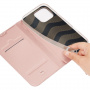 DUX DUCIS Husă flip Skin Pro pentru iPhone 16 Pro - auriu roz