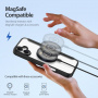 DUX DUCIS Husă cu clapetă Skin X cu MagSafe pentru iPhone 16 - neagră