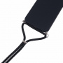 Husa de protectie cu cordon pentru iPhone 16 - neagra