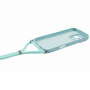 Husa de protectie cu cordon pentru iPhone 16 Pro - cyan